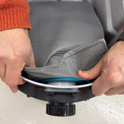 Reusable dust bag for Makita VC4210 shown with dust extractor accessories