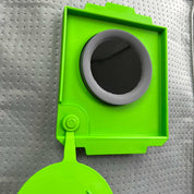 Close-up of the reusable dust bag fabric and collar for Festool CLEANTEC 48