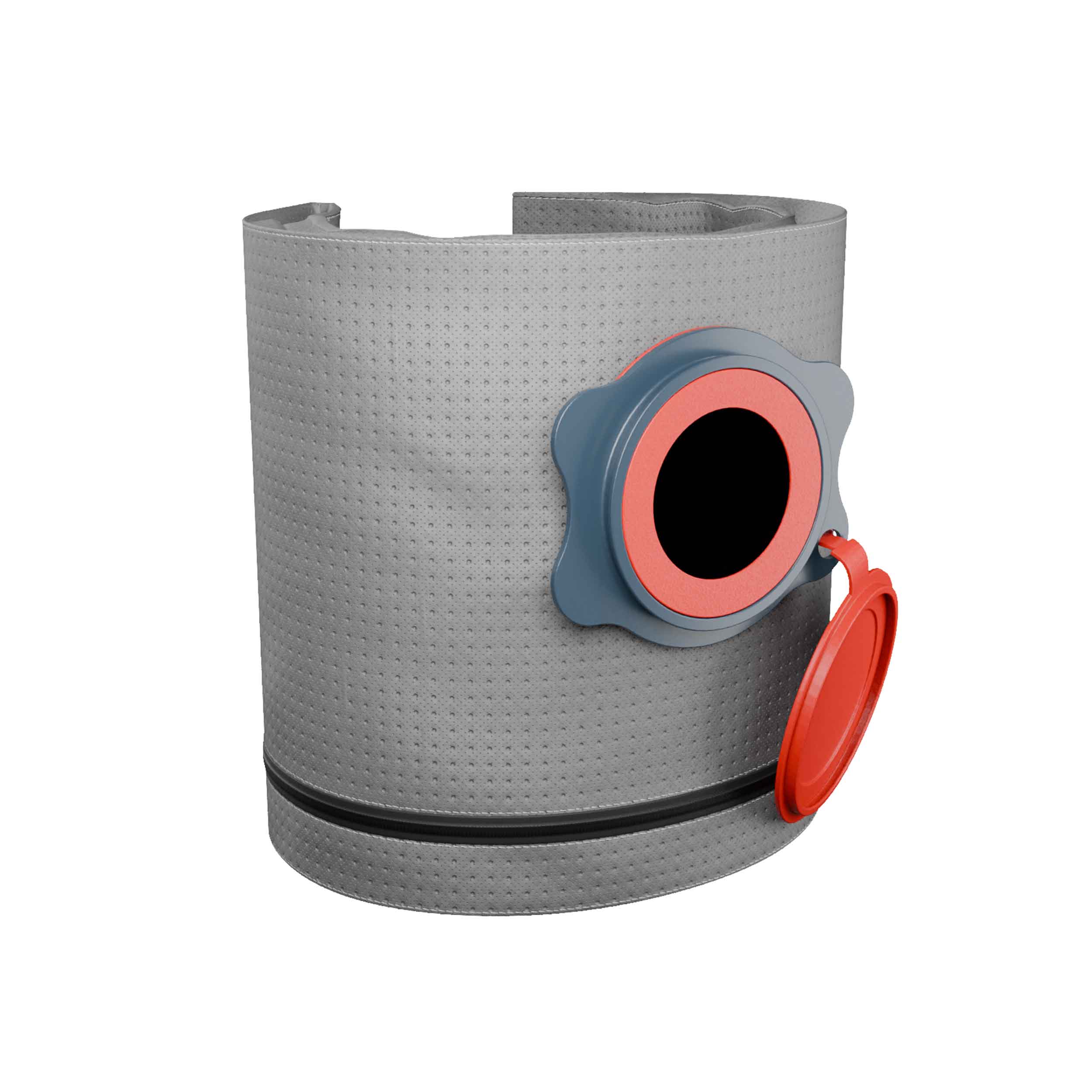 Reusable dust bag for Bosch GAS 20 L SFC dust extractor - side view