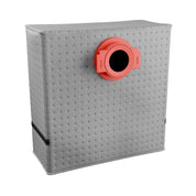 Reusable dust bag for Milwaukee M18 FUEL PACKOUT 2.5 Gallon Wet/Dry Vacuum - side view