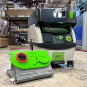 Reusable dust bag for Festool CTL MINI/MIDI shown with dust extractor accessories