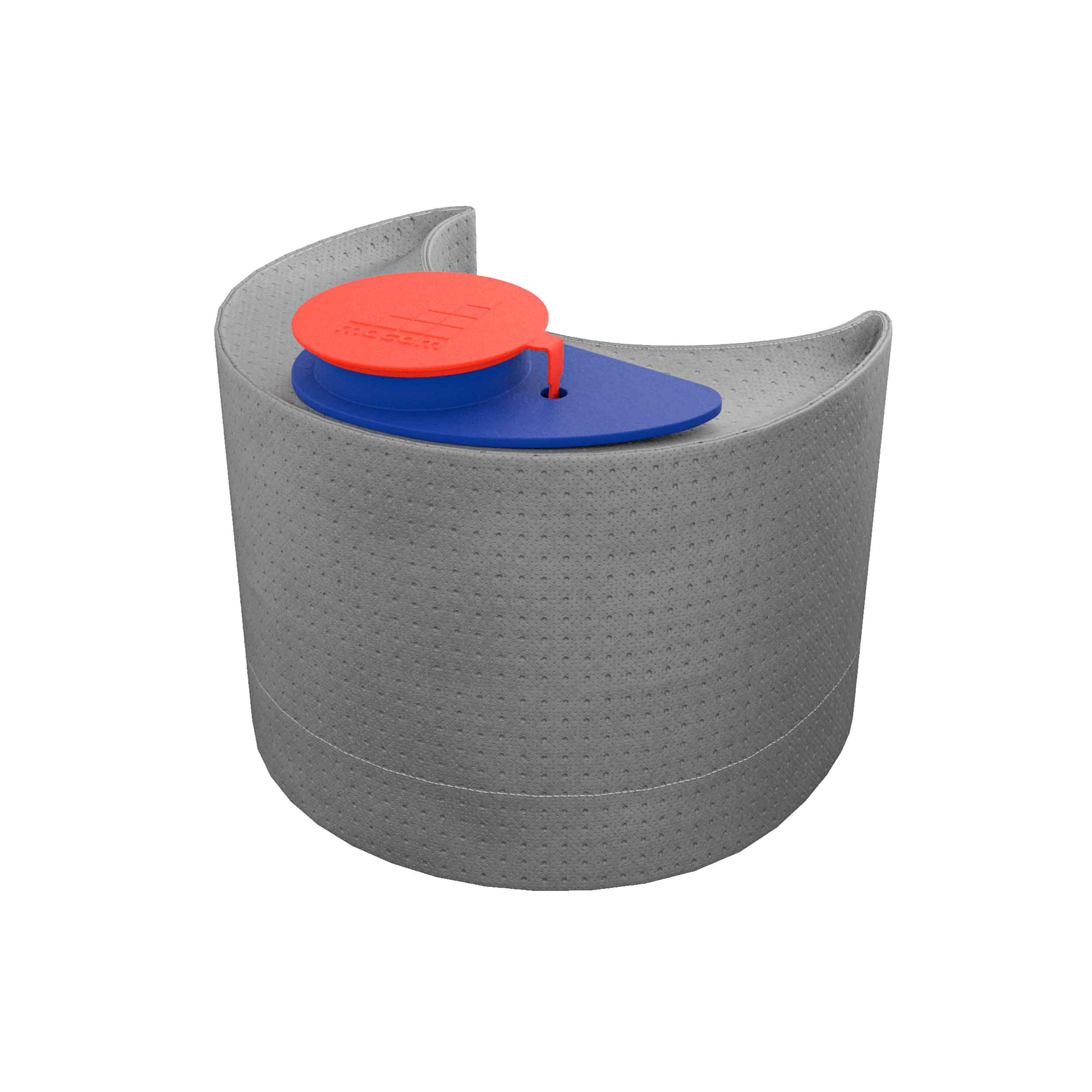 Reusable dust bag for Nilfisk Buddy II 12, 12 UK and 12 AUS/NZ vacuum - side view