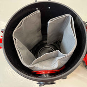 Reusable dust bag for Trend T33 fitted inside the dust extractor